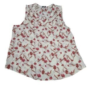 41 Hawthorne Stitch Fix women's tank floral NWT Sz XL Vacation work wear office